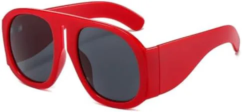 

Солнцезащитные очки-маска большого размера 2027 года для женщин в стиле стимпанк, с большой оправой и градиентными линзами. Женские очки MTZJH, C15red-black