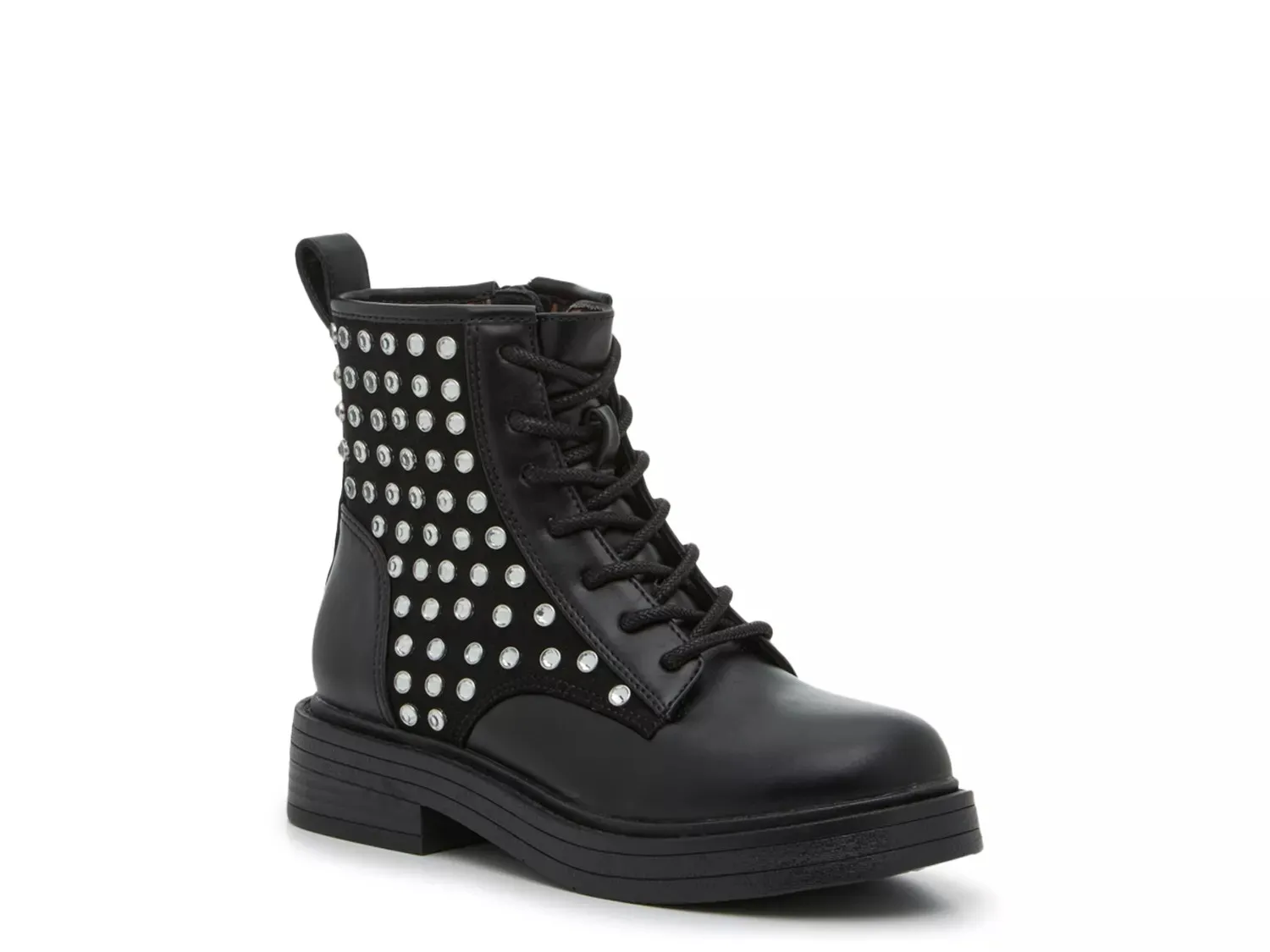 

Ботинки Steve Madden Bossy Combat Boot - детские, черные