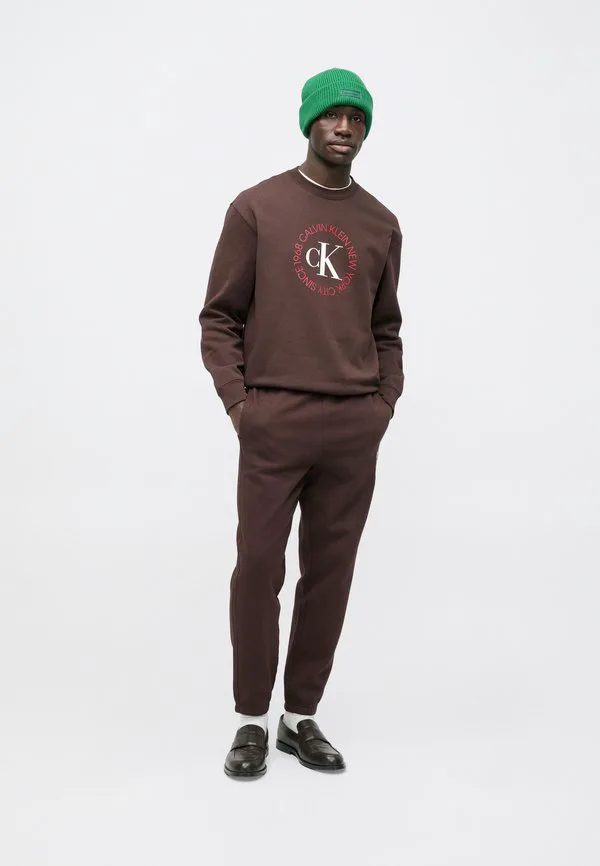 Ретро-Спортивные штаны с графическим принтом Calvin Klein, Rich Brown — фото 2