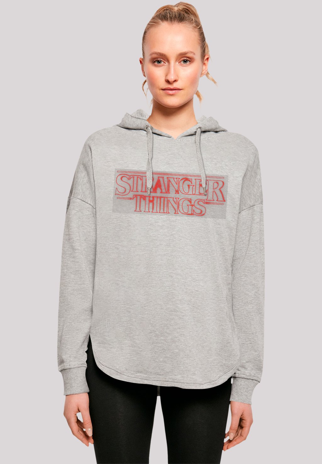 

Толстовка STRANGER THINGS GLOW LOGO NETFLIX TV SERIES - Hoodie F4NT4STIC, серый