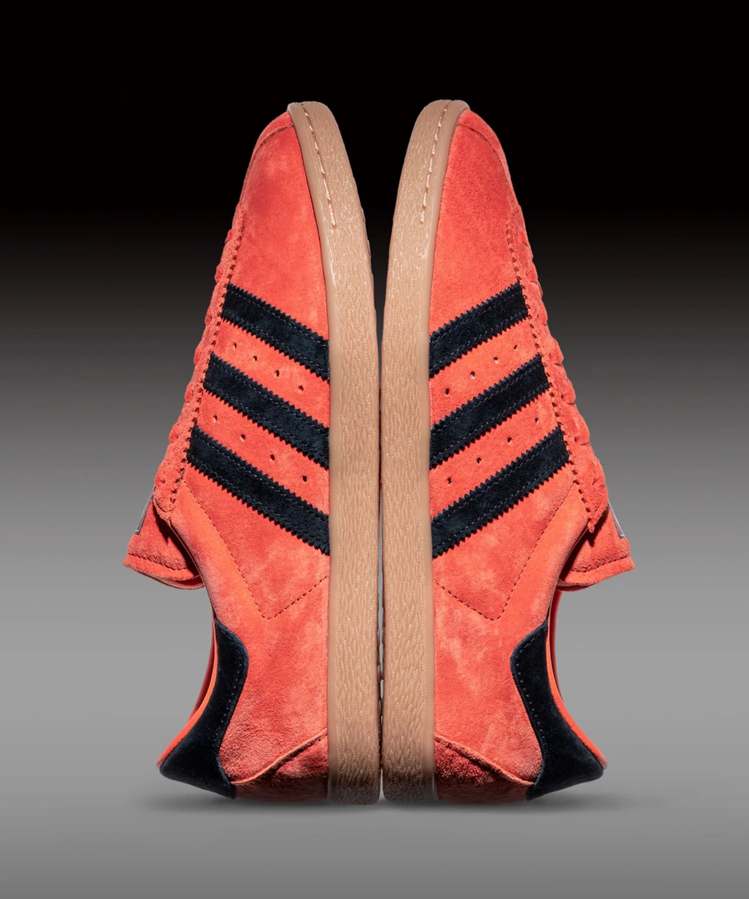 Кроссовки adidas Originals Trinidad And Tobago из натуральной кожи и резины оранжевые — фото 2