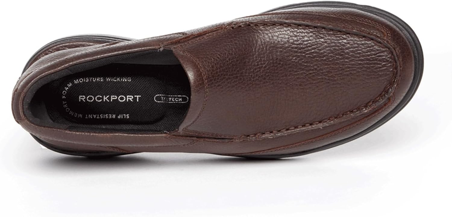 Мужские слипоны Rockport Eureka Plus, темно-коричневый — фото 3
