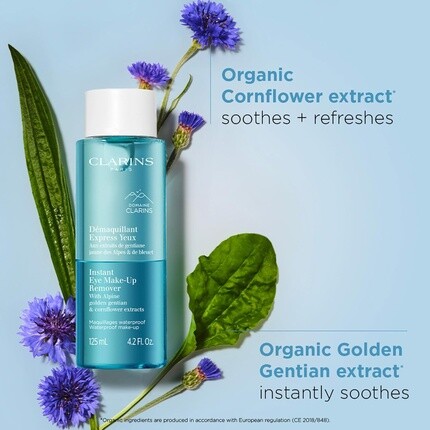 Clarins средство для мгновенного снятия макияжа с глаз 125 мл — фото 2