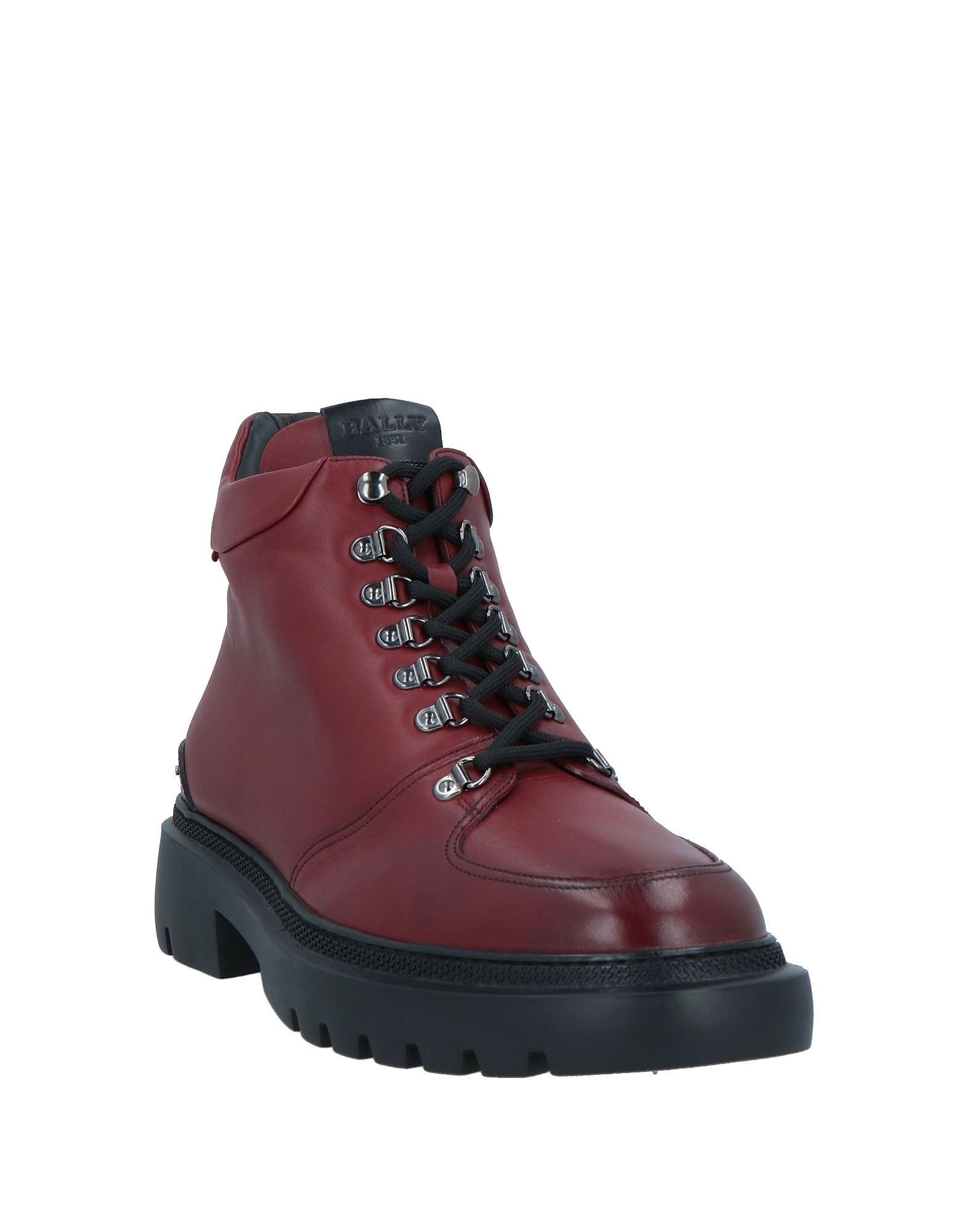 Bally Valiant 6239849 Мужские классические красные кожаные ботинки