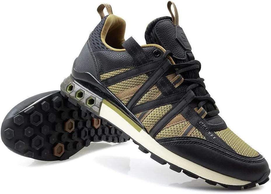 Мужские кроссовки Cruyff Fearia Hex-Tech CC241088-153, белые с красными элементами — фото 4