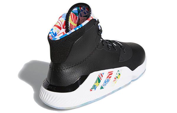 Кроссовки pro bounce 2019 Adidas, черный — фото 4