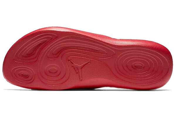 Тапочки Air Jordan Hydro 6 Slide 'Gym Red Black', красный — фото 4