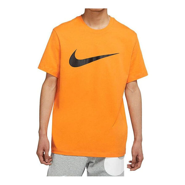 

Футболка Nike NSW Front Big Swoosh 'Orange Black', черный