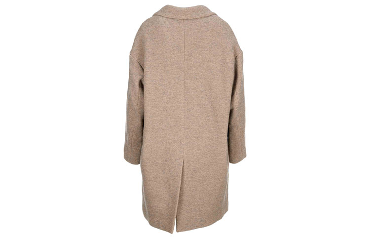 ISABEL MARANT Пальто женское Light Umber с лацканом Moderate — фото 4