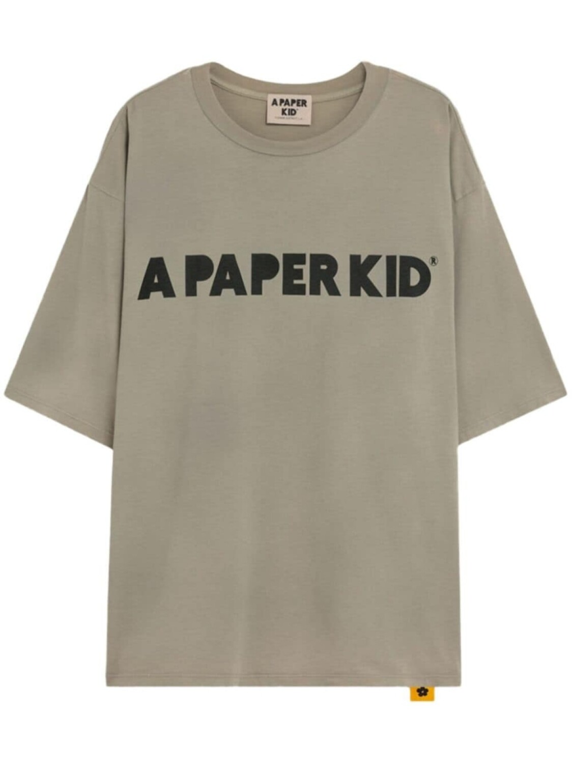 

Футболка с логотипом A Paper Kid, серый