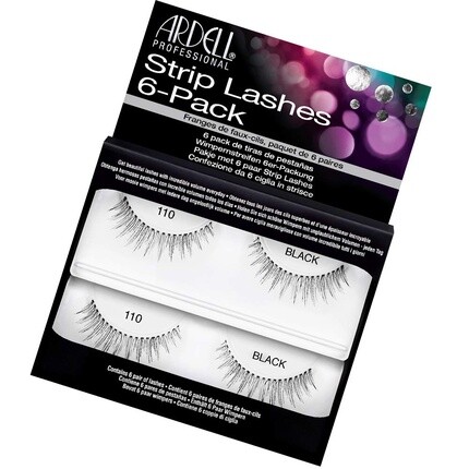 

Черные накладные ресницы Natural 110, 6 шт. в упаковке, 25 г, Ardell