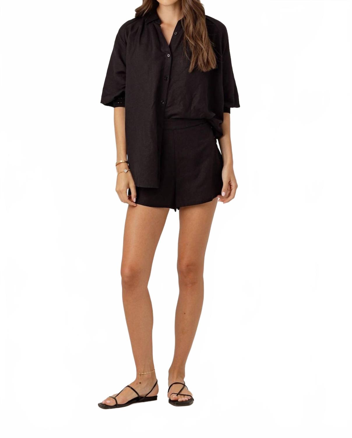 

Льняные шорты Jame черные Sundays