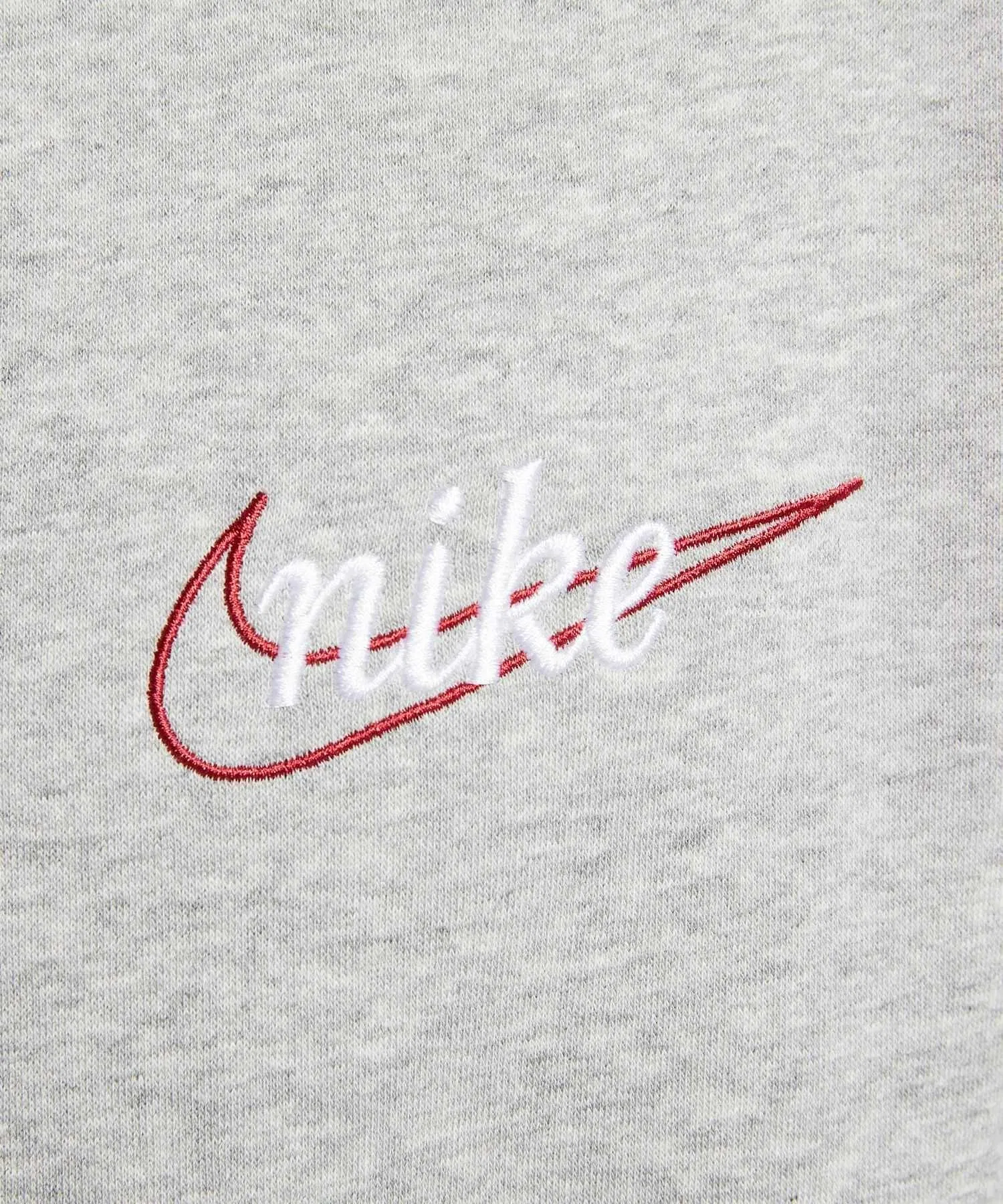 Мужская флисовая толстовка Nike Sportswear Club с круглым вырезом IF0680-063, темно-серый меланж — фото 4