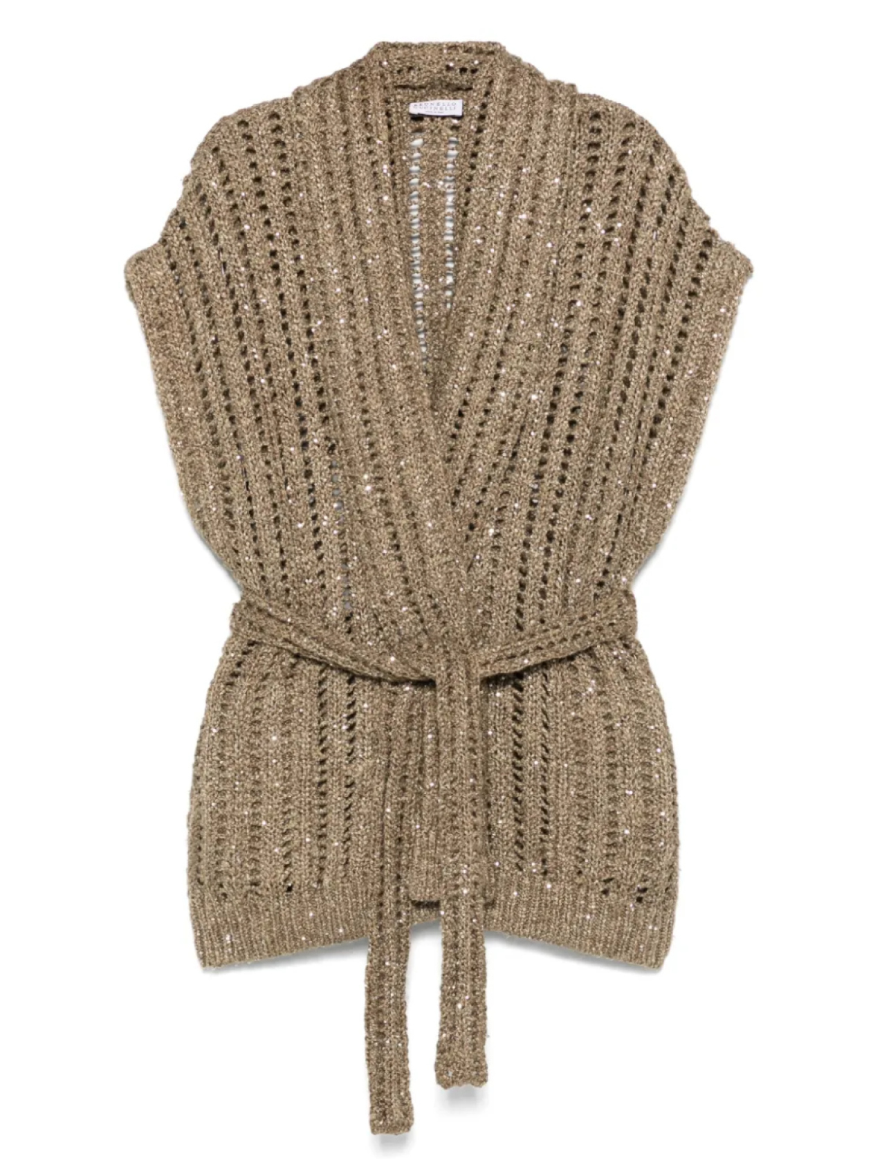 

Кардиган Dazzling Brunello Cucinelli, коричневый