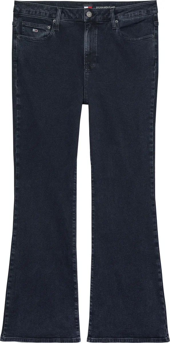 

Расклешенные джинсы Tommy Jeans Curve "CRV SYLVIA HGH FLR", большие размеры, с 5 карманами, джинсовый