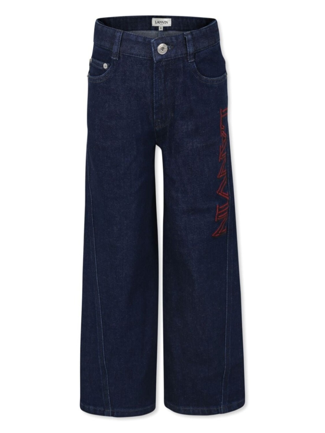 

Lanvin Enfant джинсы с вышитым логотипом