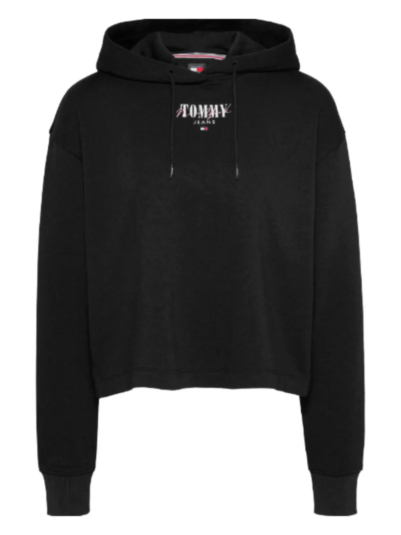 

Толстовка с капюшоном и логотипом Tommy Hilfiger, черный