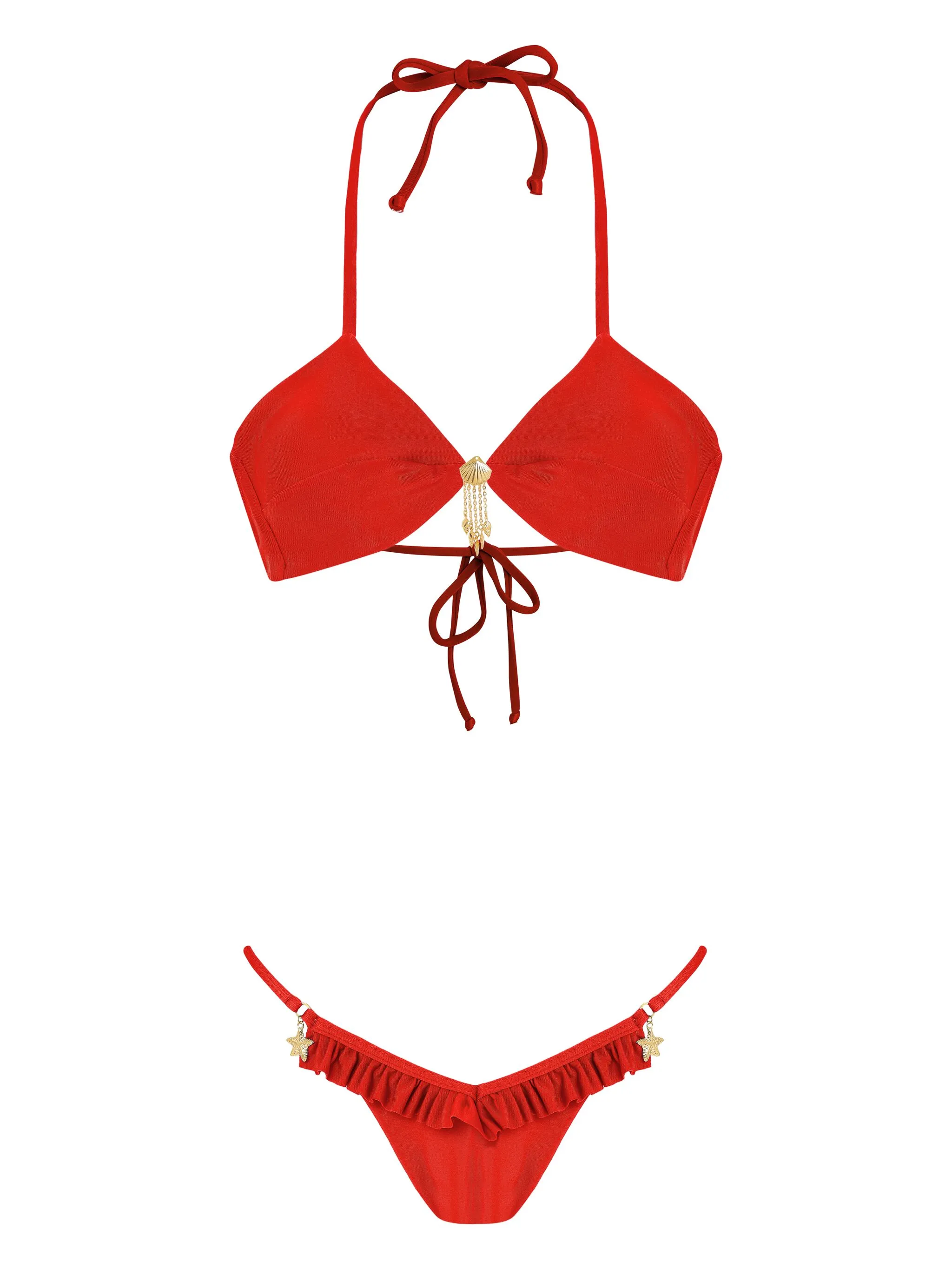 

Бикини с подвесками Amir Slama, красный