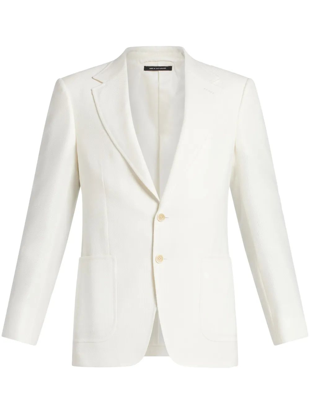 

Однобортный пиджак TOM FORD, белый
