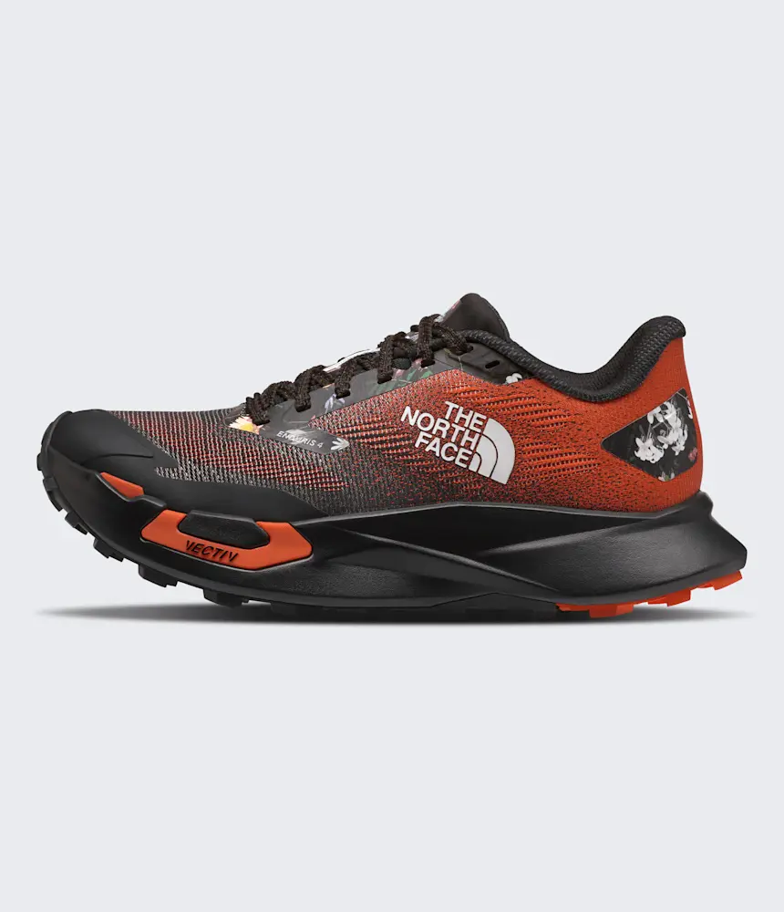 Женские кроссовки VECTIV Enduris 4 Race Edition The North Face, Alpine Floral Print/TNF Black