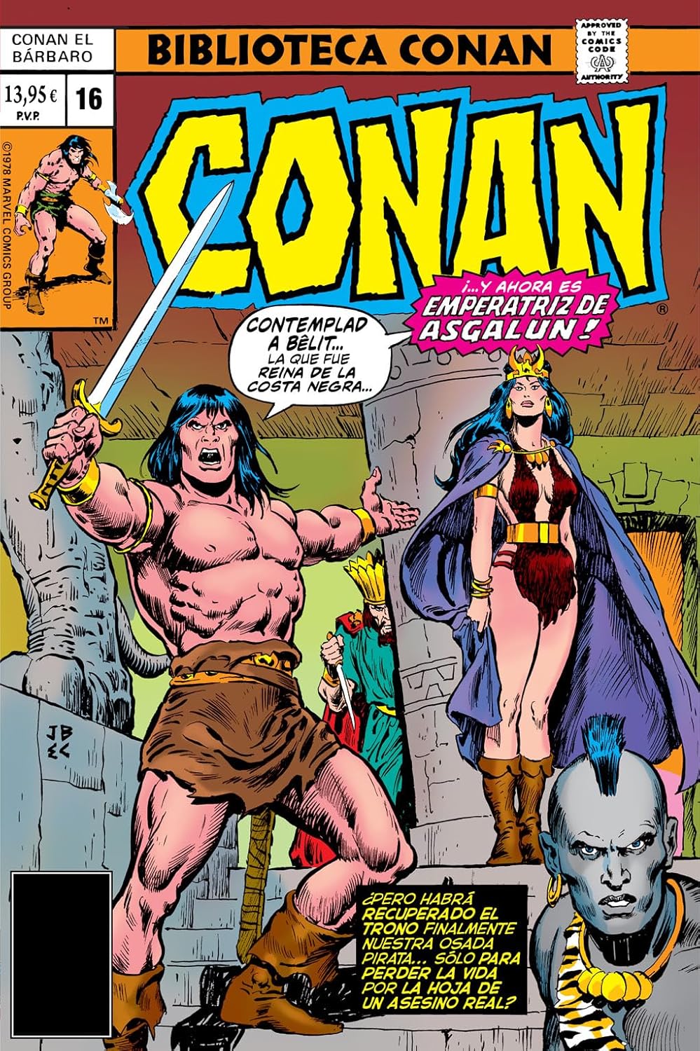 

Biblioteca conan el bárbaro 16 1978-79: conan the bar-barian 89-95 usa (PANINI ESPAÑA S.A.)