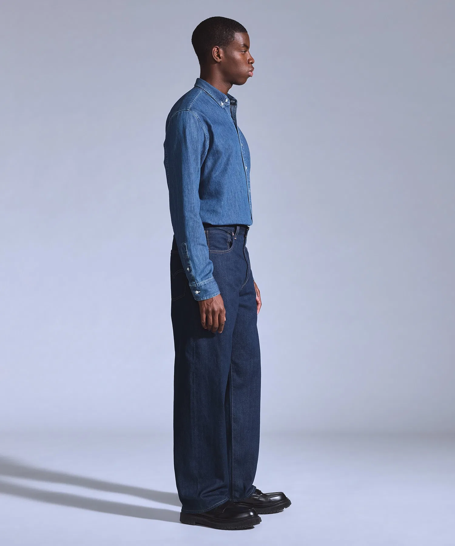 Джинсы Levi's BLUETAB™ MARKER свободного кроя, темно-синие. — фото 3