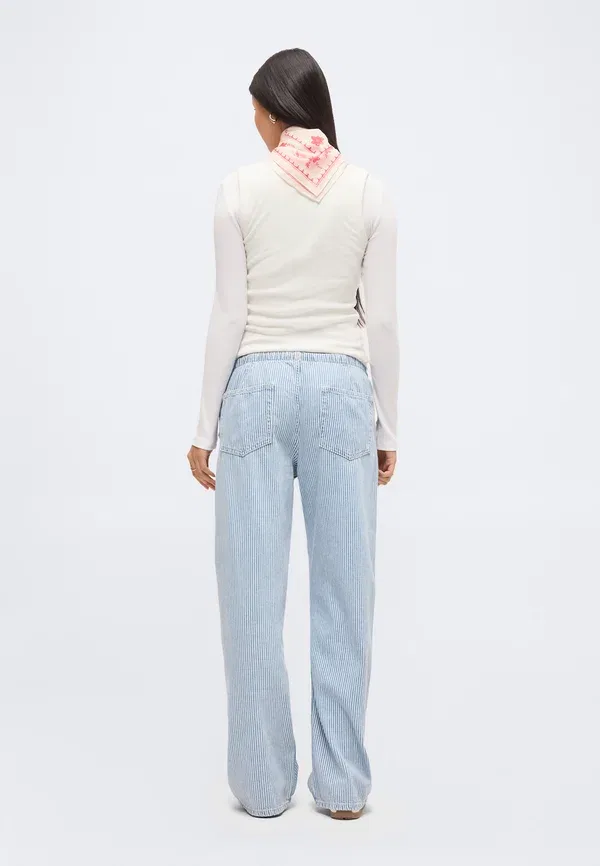 Джинсы свободные Easy 90s stripe Gap, синие — фото 3