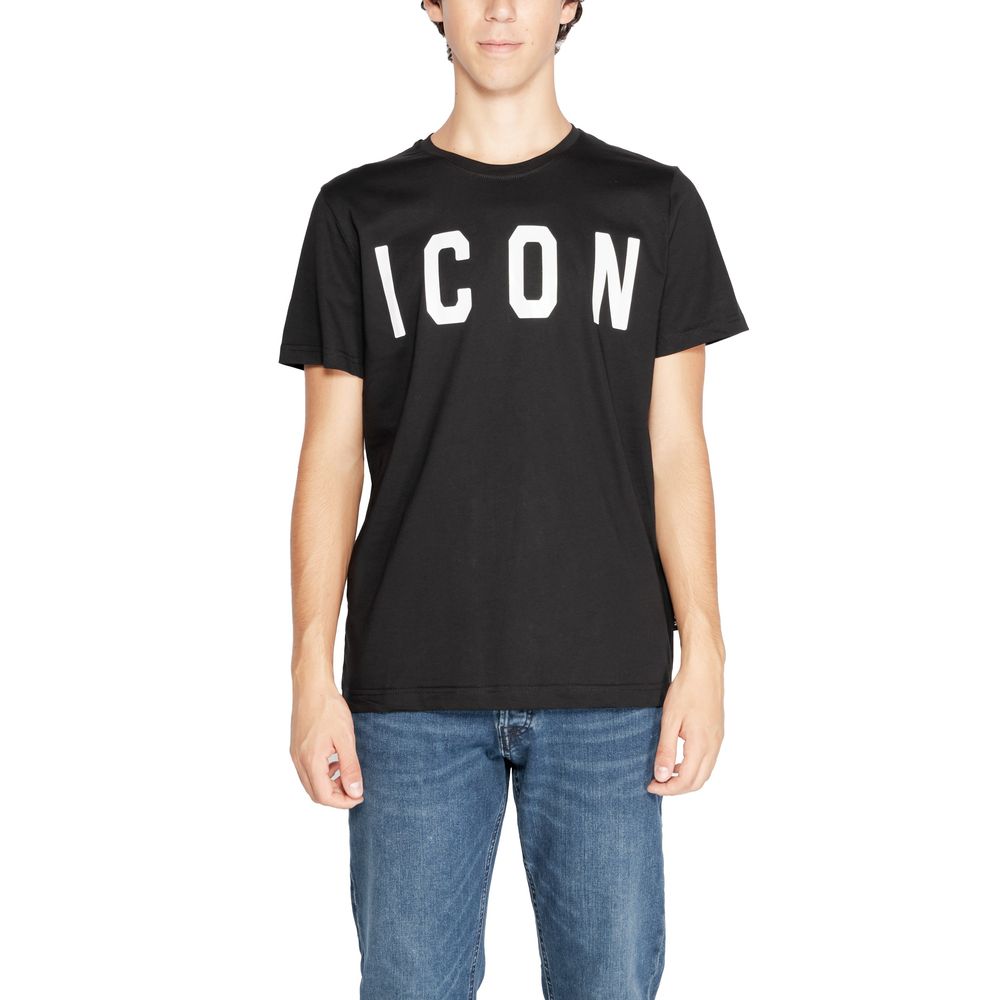 

Футболка из хлопка черного и белого цветов Icon