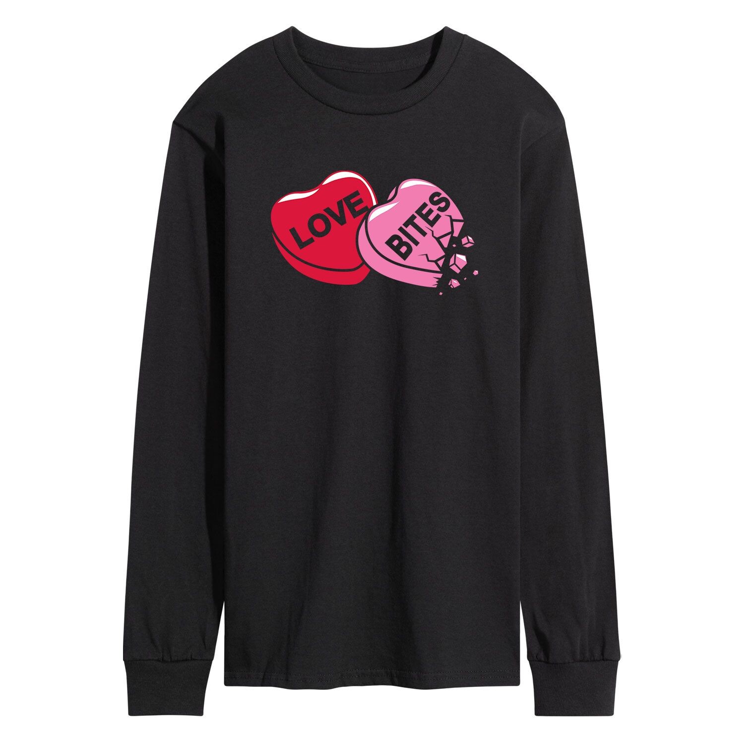 

Мужская футболка с длинными рукавами Love Bites Candy Licensed Character