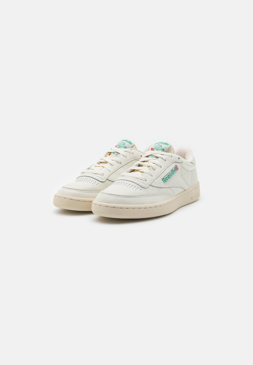 Низкие кроссовки CLUB C 85 VINTAGE Reebok, мел/белый бумага/зеленый глен — фото 2