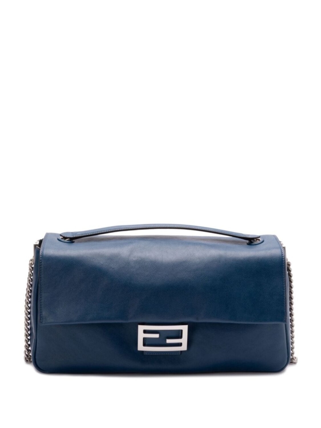 

Сумка-багет из кожи FENDI, синий