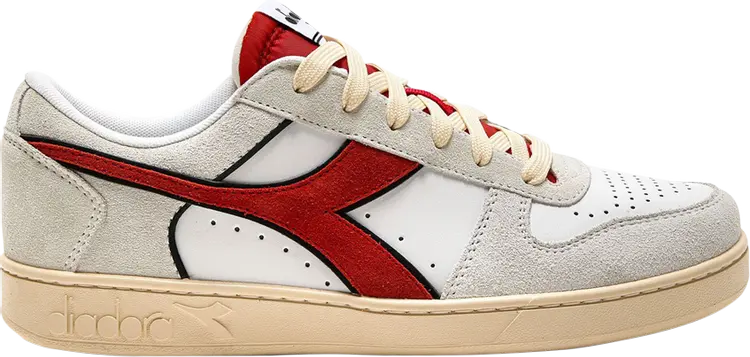 

Кроссовки Magic Basket Low 'White Ferrari Red', белый, Серый, Кроссовки Magic Basket Low 'White Ferrari Red', белый