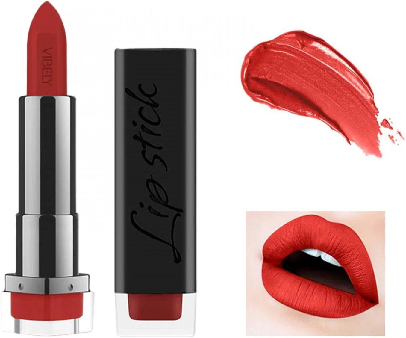 Матовая помада Foreted Color Lip Velvet, красная