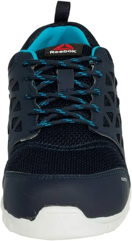 Кроссовки REEBOK WORK IB131S1P Excel Light Athletic Safety Trainer Shoe с алюминиевым носком, темно-синего и бирюзового цвета — фото 3