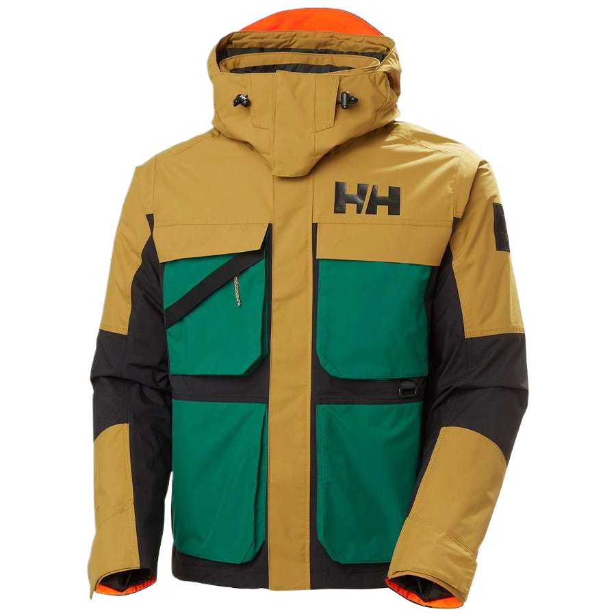 

Лыжная куртка унисекс ULLR D Heritage Short Ski Top Unisex Helly Hansen, коричневый/зеленый