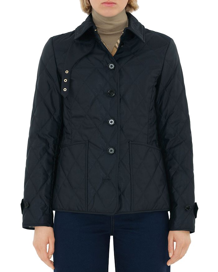 

Стеганая терморегулирующая куртка Fernleigh Burberry, синий