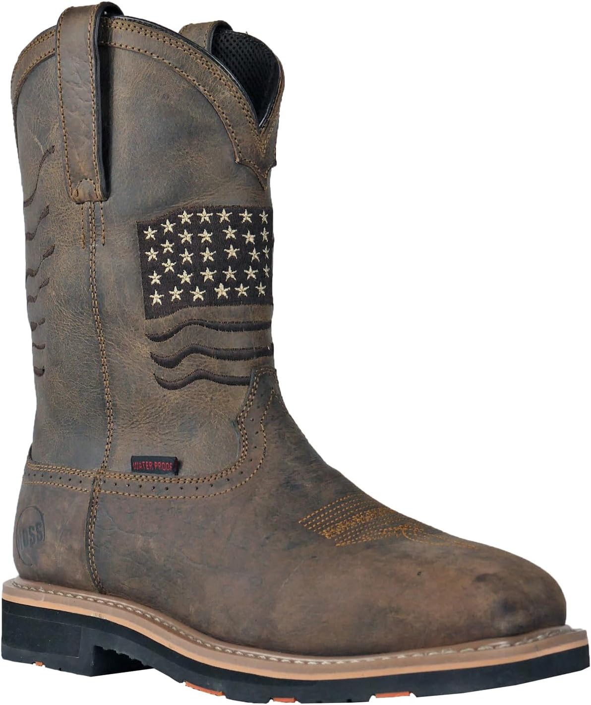 

Hoss Rushmore CT WP PR Rancher Buff - Большие размеры - Мужские ботинки - Верх из кожи - Застежка слайд, коричневый