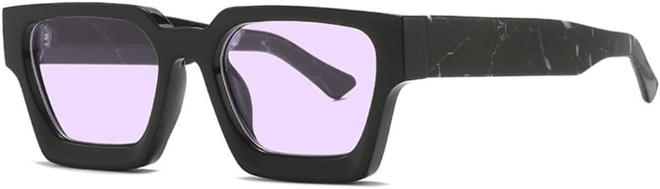 

Модные женские солнцезащитные очки класса люкс в стиле ретро, ​​мужские солнцезащитные очки с леопардовым принтом, зеленые солнцезащитные очки UV400, черные с фиолетовым оттенком, один размер TYUVIVO, Black Purple