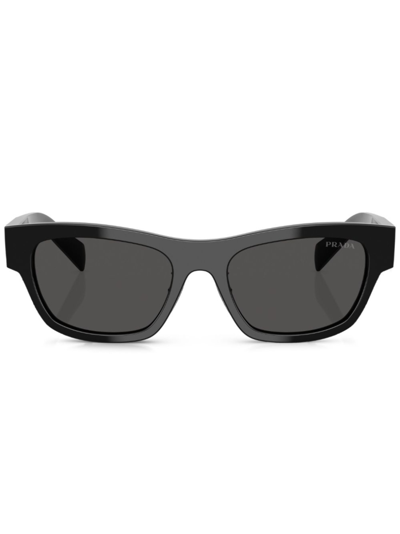 

Prada Eyewear солнцезащитные очки в геометричной оправе, черный