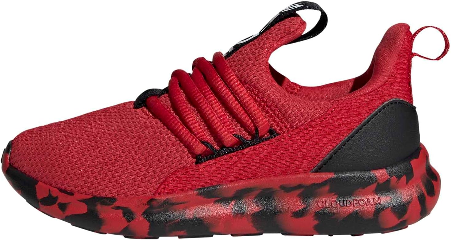 

Беговые кроссовки adidas Kids Lite Racer Adapt 7.0, белый/черный/алый