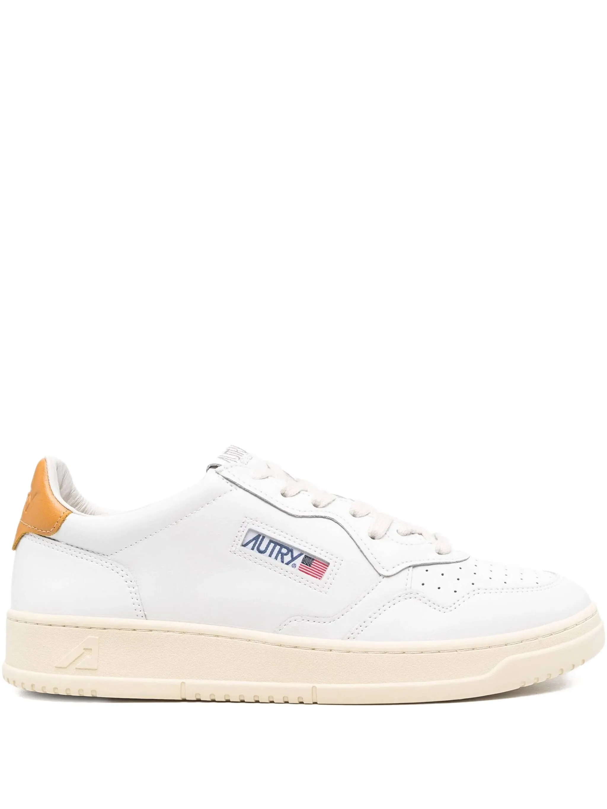 

Кроссовки с перфорацией и логотипом Autry, белый