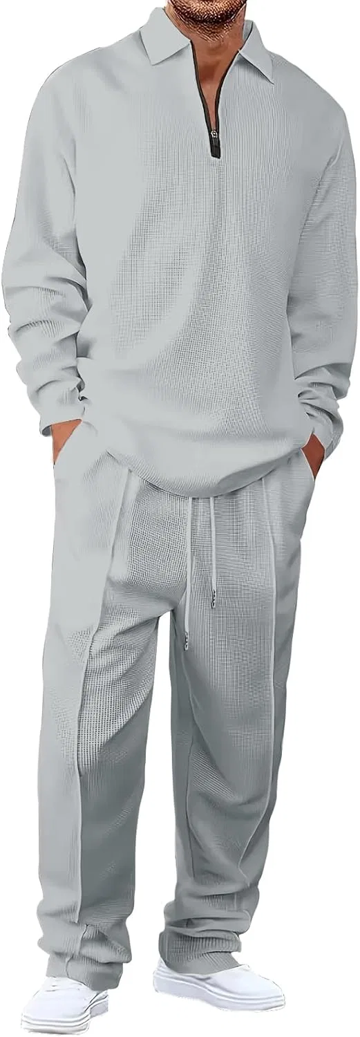 Спортивный костюм из полиэстера, 2 предмета, Light Gray