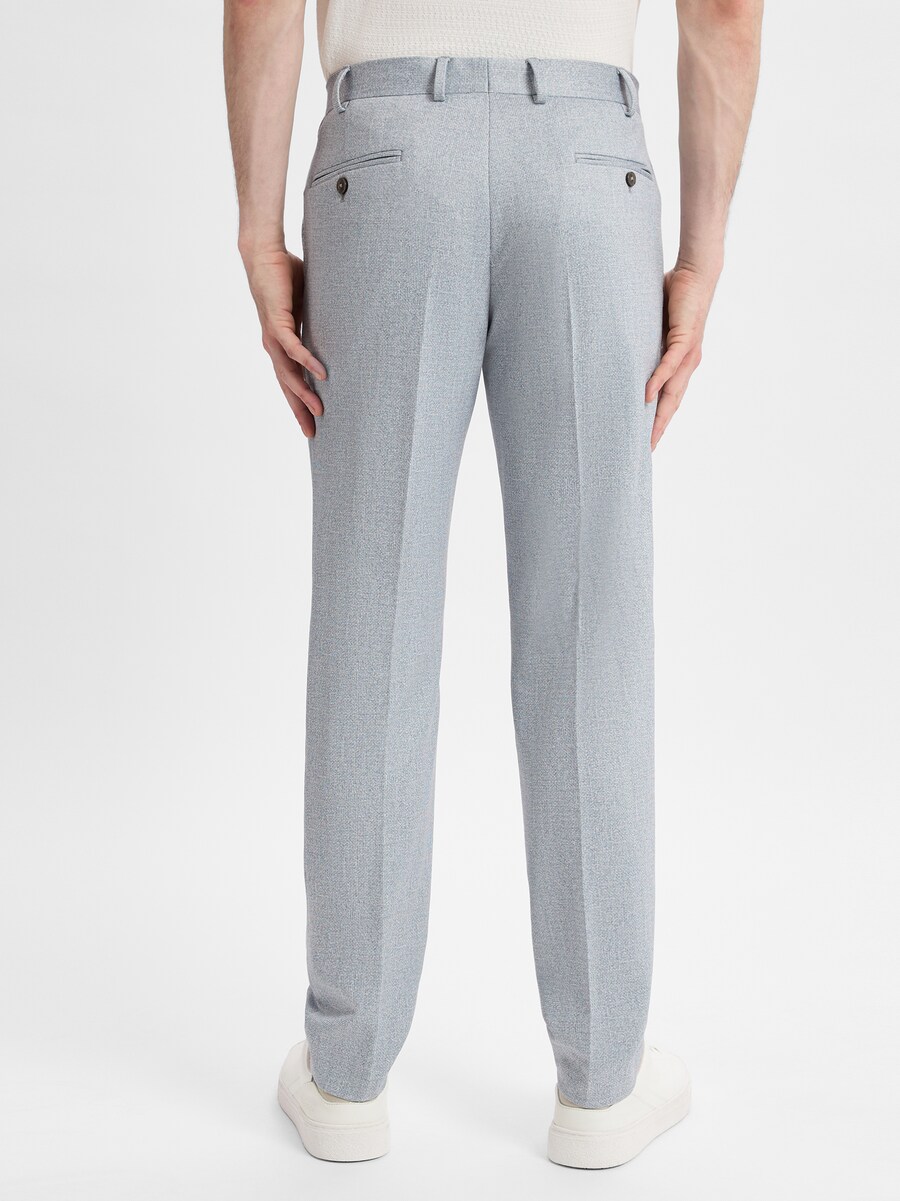 

Узкие брюки со складками Finshley & Harding London Hoxdon, Mottled Grey