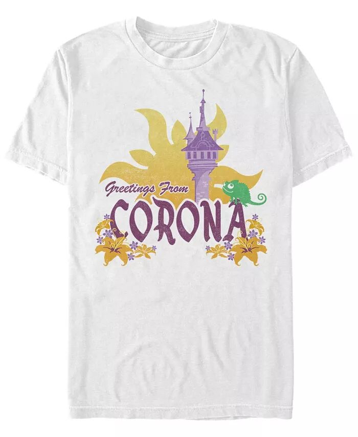 

Мужская футболка Corona Destination с коротким рукавом и круглым вырезом Fifth Sun, белый