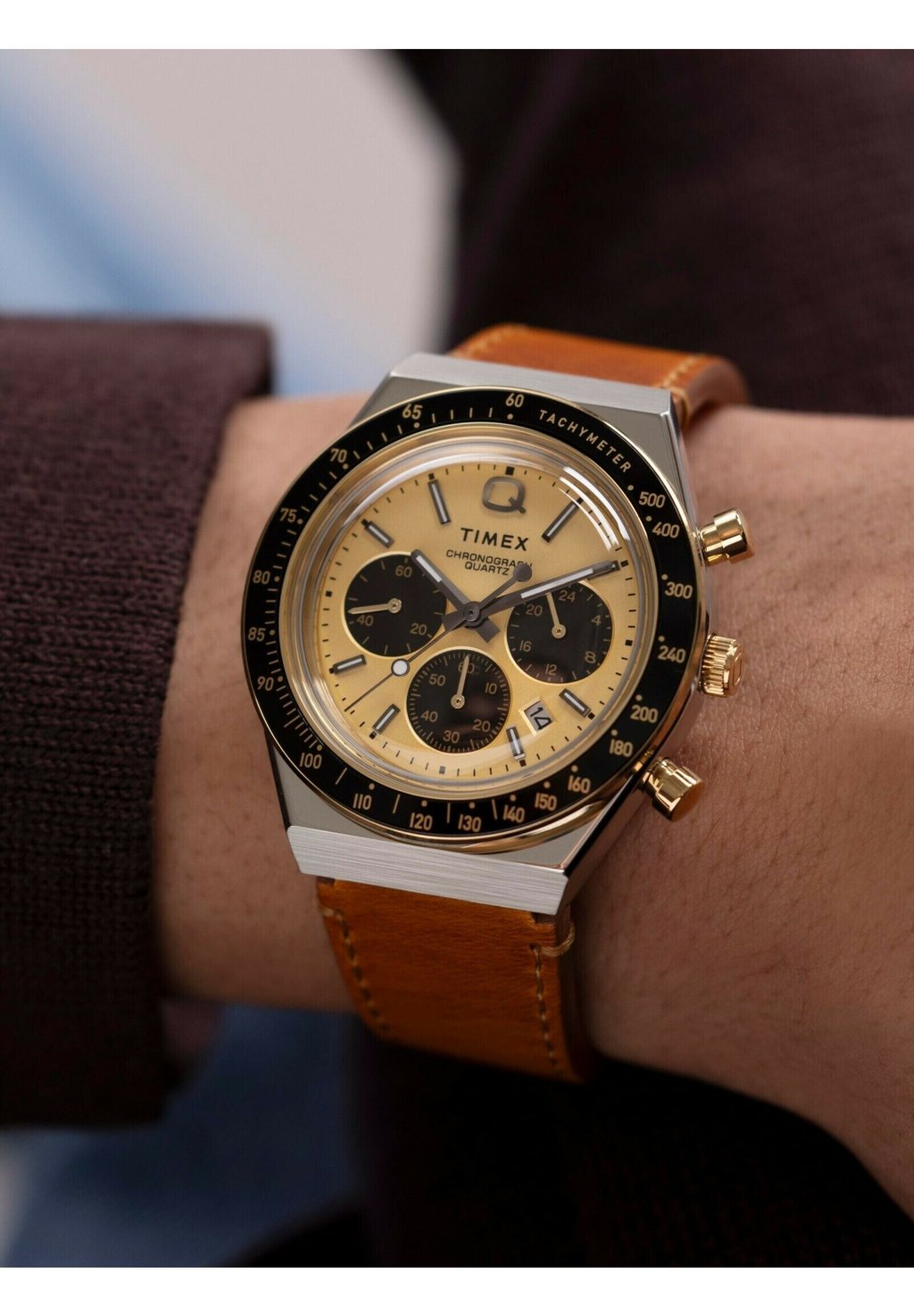

Часы с хронографом Timex, коричневый