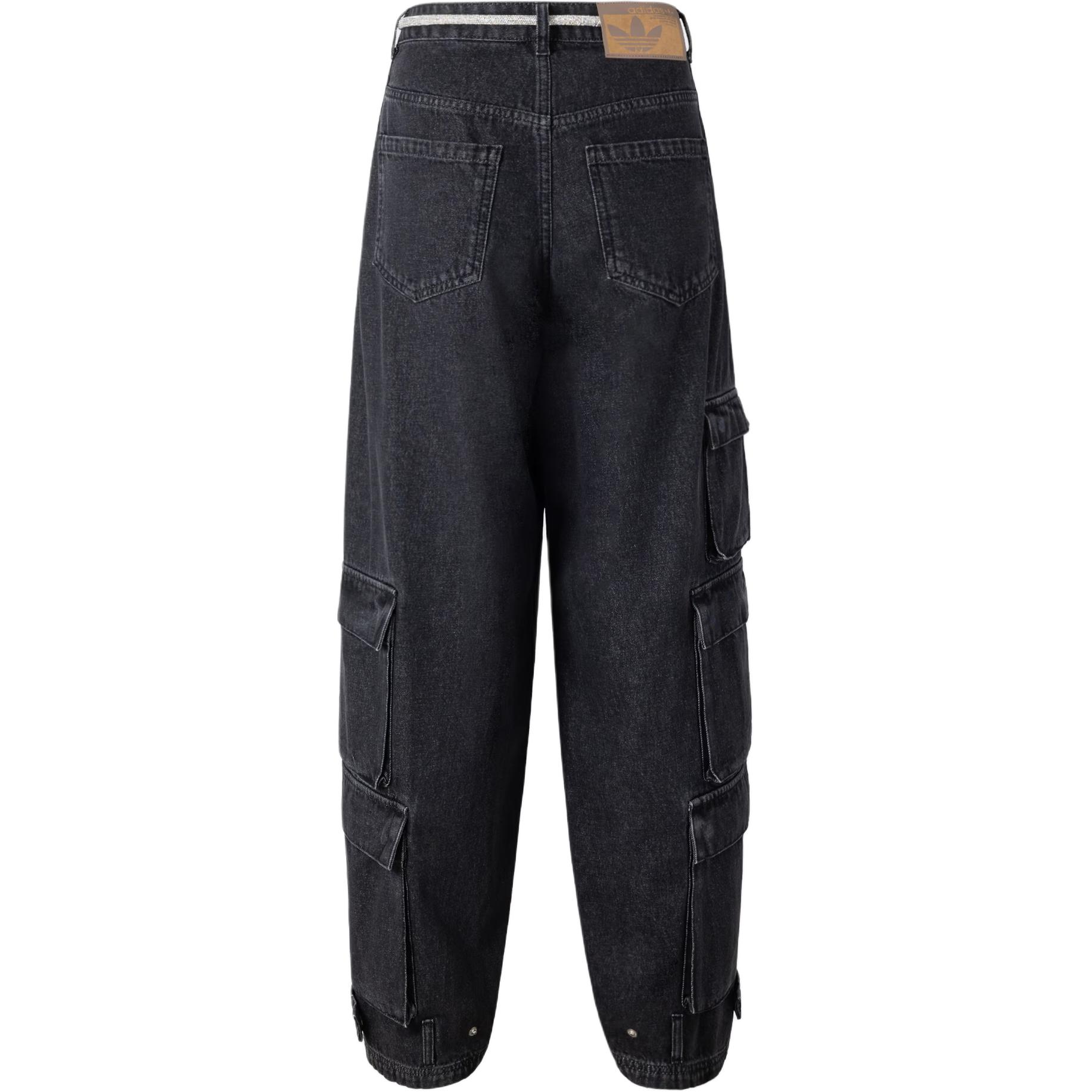 Adidas Originals Джинсы Adillenium Denim Blue Joggers женские Black — фото 4