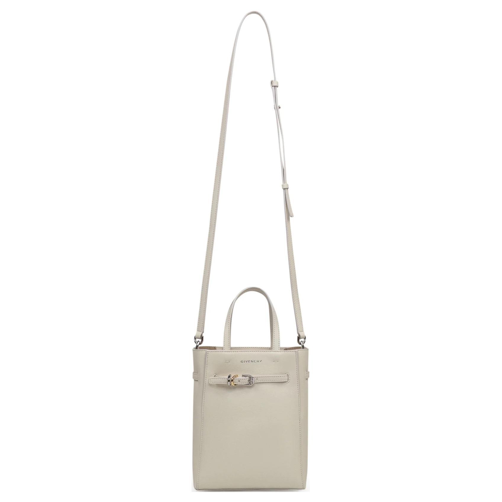 Givenchy Сумка Voyou Calfskin, шоппер, мини-сумка женская Ivory — фото 2