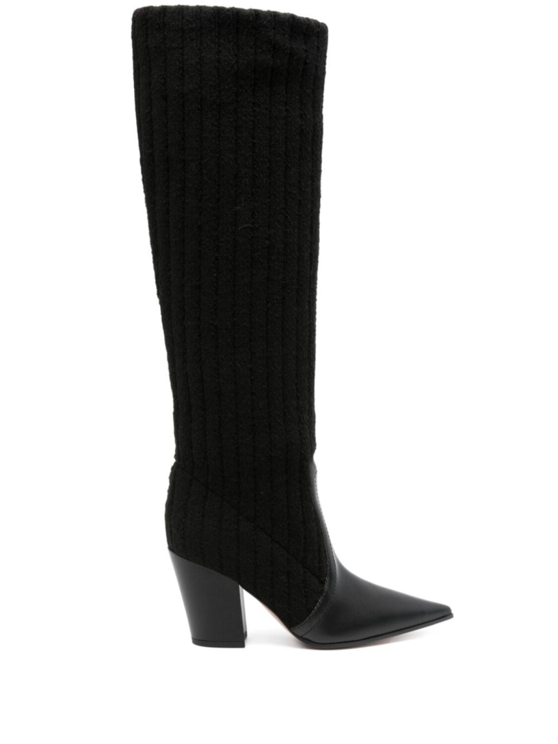 Gianvito Rossi 85-мм панельные ботинки, черный