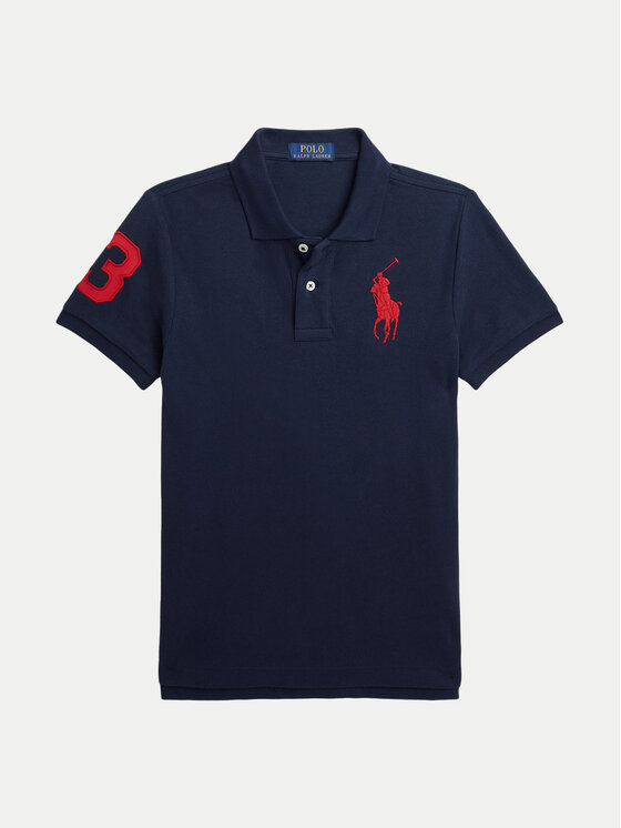 

Рубашка поло стандартного кроя Polo Ralph Lauren, синий