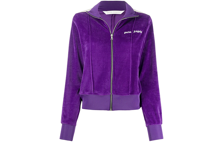 PALM ANGELS Женская фиолетовая куртка, Purple — фото 3